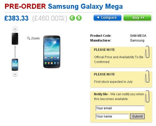 GALAXY Mega 6.3