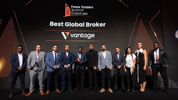 Vantage was awarded Best Global Broker at Forex Traders Summit Dubai 2025